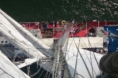 Rauf auf den Mastbaum